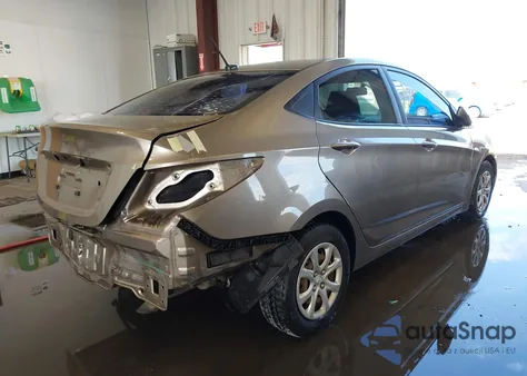 2014 Hyundai Accent Gls from USA, damaged, VIN KMHCT4AE8EU629443